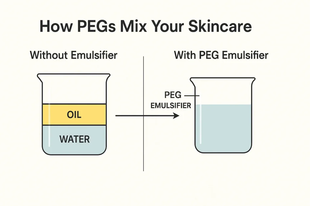 How PEGs Mix Your Skincare