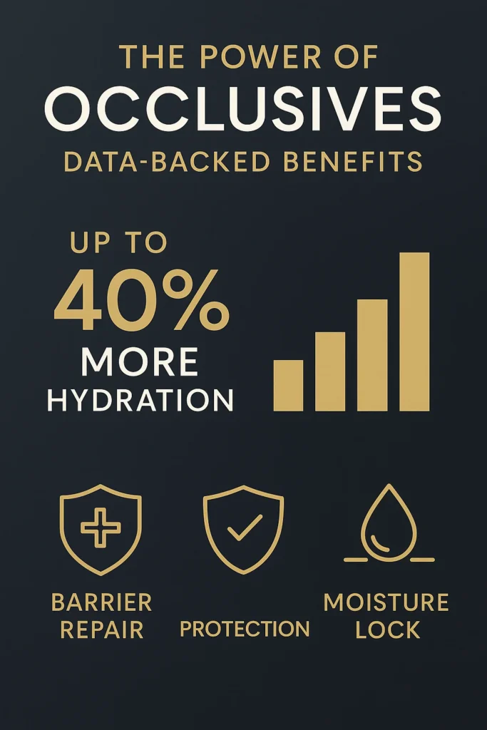 Occlusives hydration barrier protection