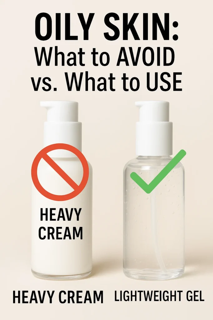 Oily skin cream vs gel